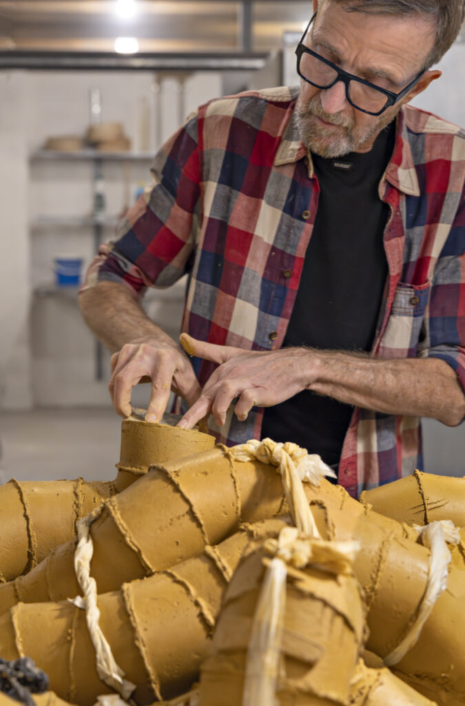 Martin Kaldahl in the Danish Art Workshops SVFK, Copenhagen 2023. Foto: Dorte Krogh