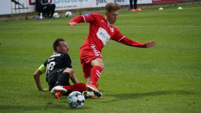 FC Fredericia vs Vejle Boldklub d. 6. juni 2020, Agon Mucolli