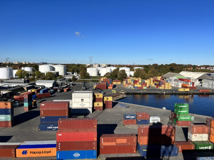 Fredericia Havn Havn container Fredericia Skib