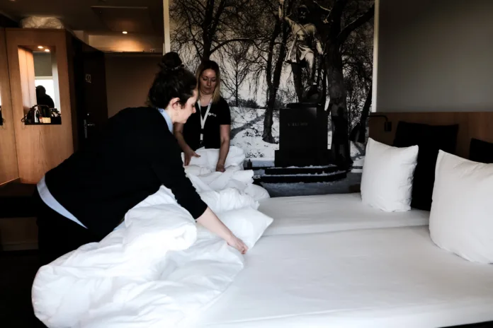 Dyner til ukraine. Hotel Frederica.