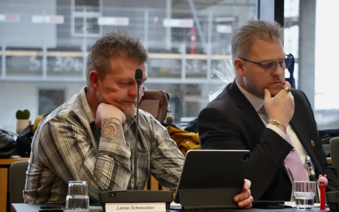 Byrådsmøde Lasse Schmücker og Jonas René Jensen