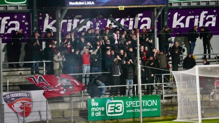 FC Fredericia-fans i Sønderjyske
