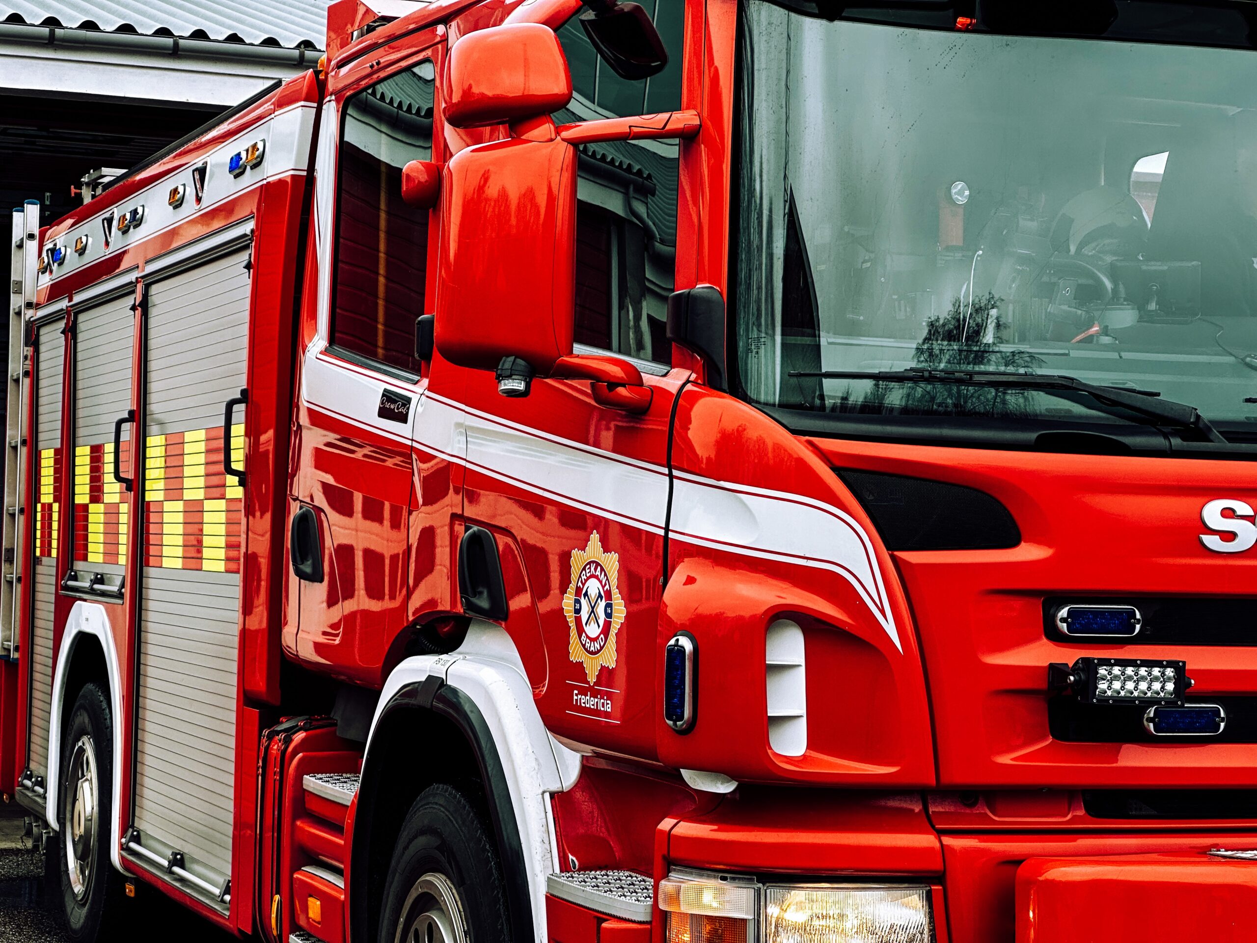 Brandalarm i Vejle viste sig at være ild i en gryde