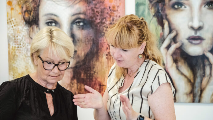 23.08.15 Galleri 15B Annette Balsgaard, Benedikte Marie og Finn Roy