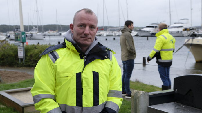 20.10.23 Skærbæk lystfiskerhavn højvande storm13