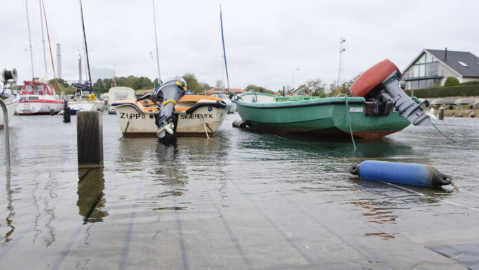 20.10.23 Skærbæk lystfiskerhavn højvande storm23