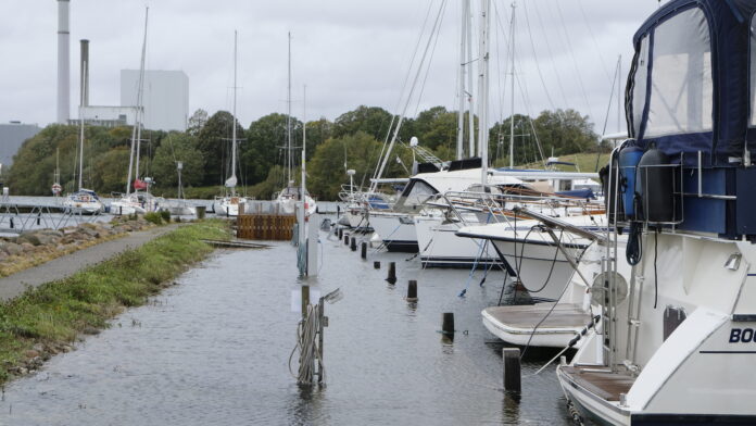20.10.23 Skærbæk lystfiskerhavn højvande storm32
