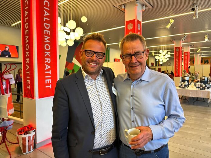 Andreas Dyhrberg Andreassen og Poul Nyrup Rasmussen