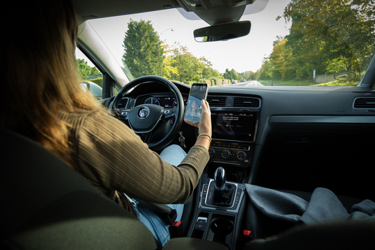 Håndholdt mobiltelefon