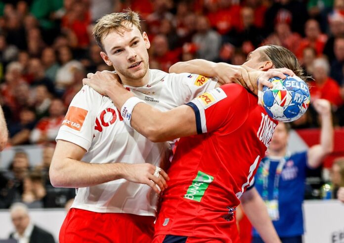 AVISEN 2024.01.24 DAnmark - Norge Mathias Gidsel