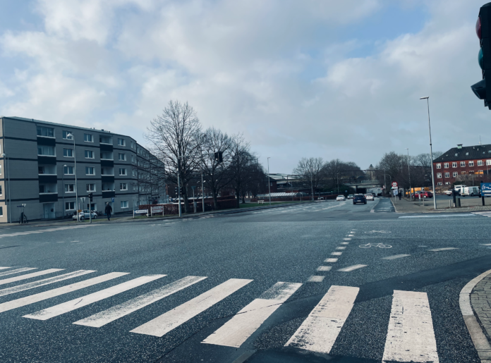 Fodovergang Fredericia Indre Ringvej Vesterbrogade