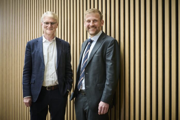 Christian Motzfeldt og Anders Frandsen - afgående og nye bestyrelsesformand i Triangle Energy Alliance