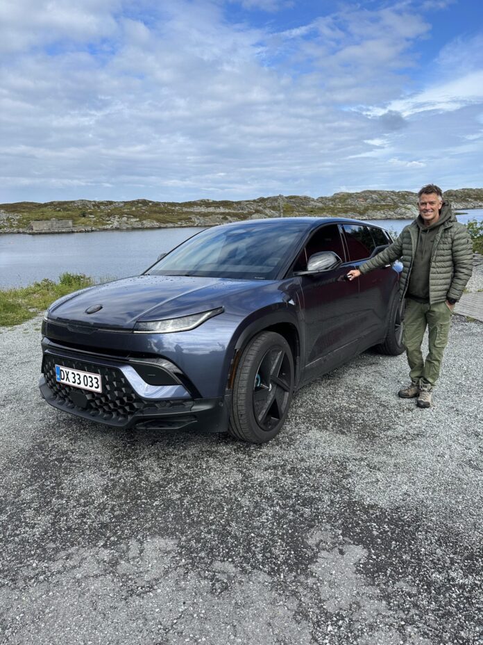 Christian Jungmark med sin Fisker3