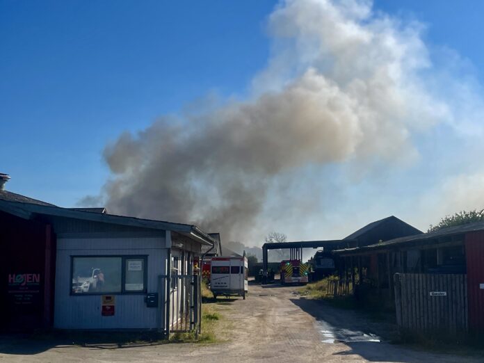 Brand Højen Maskinstation Baunholtvej