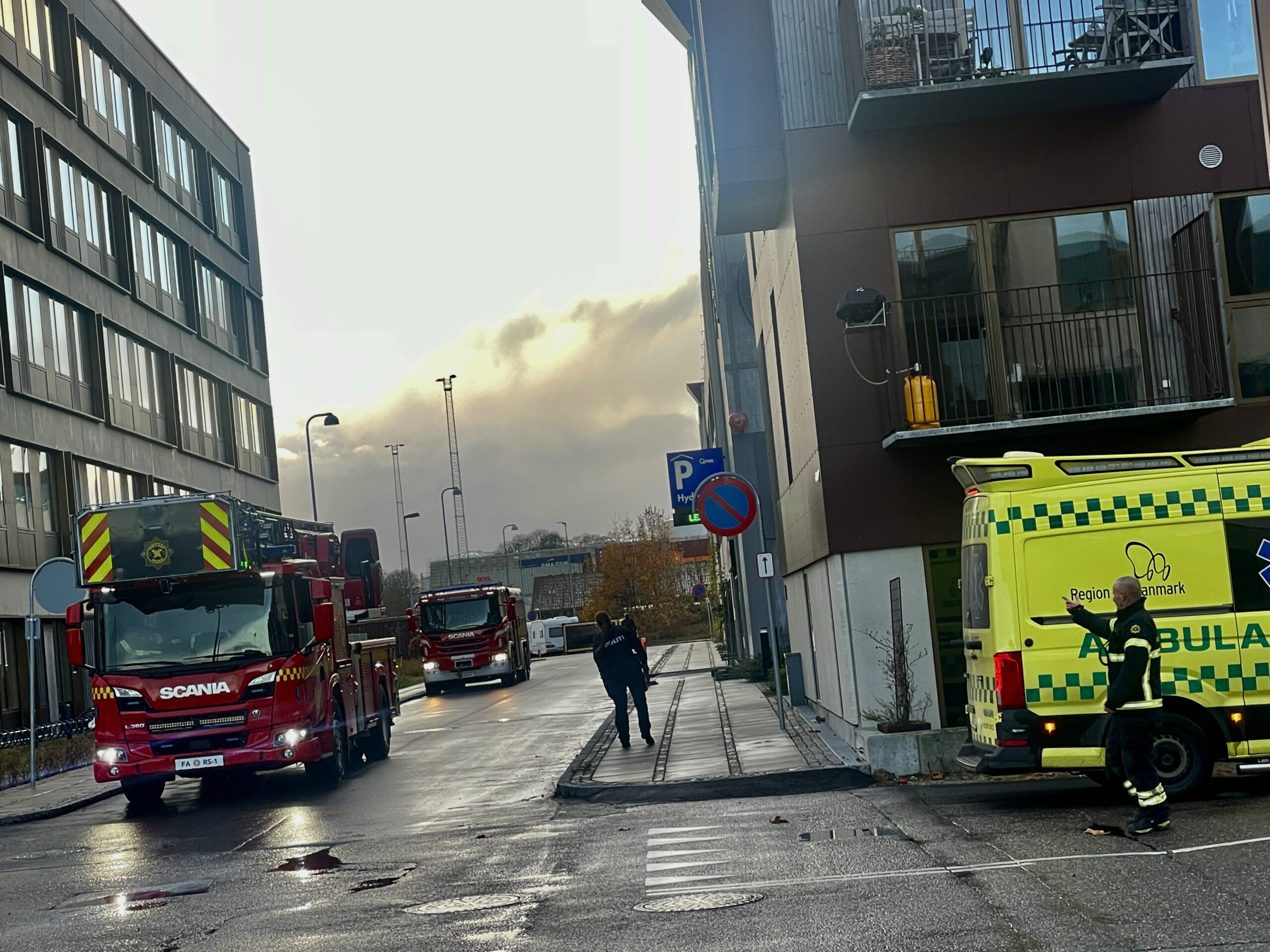 Stor udrykning i Fredericia