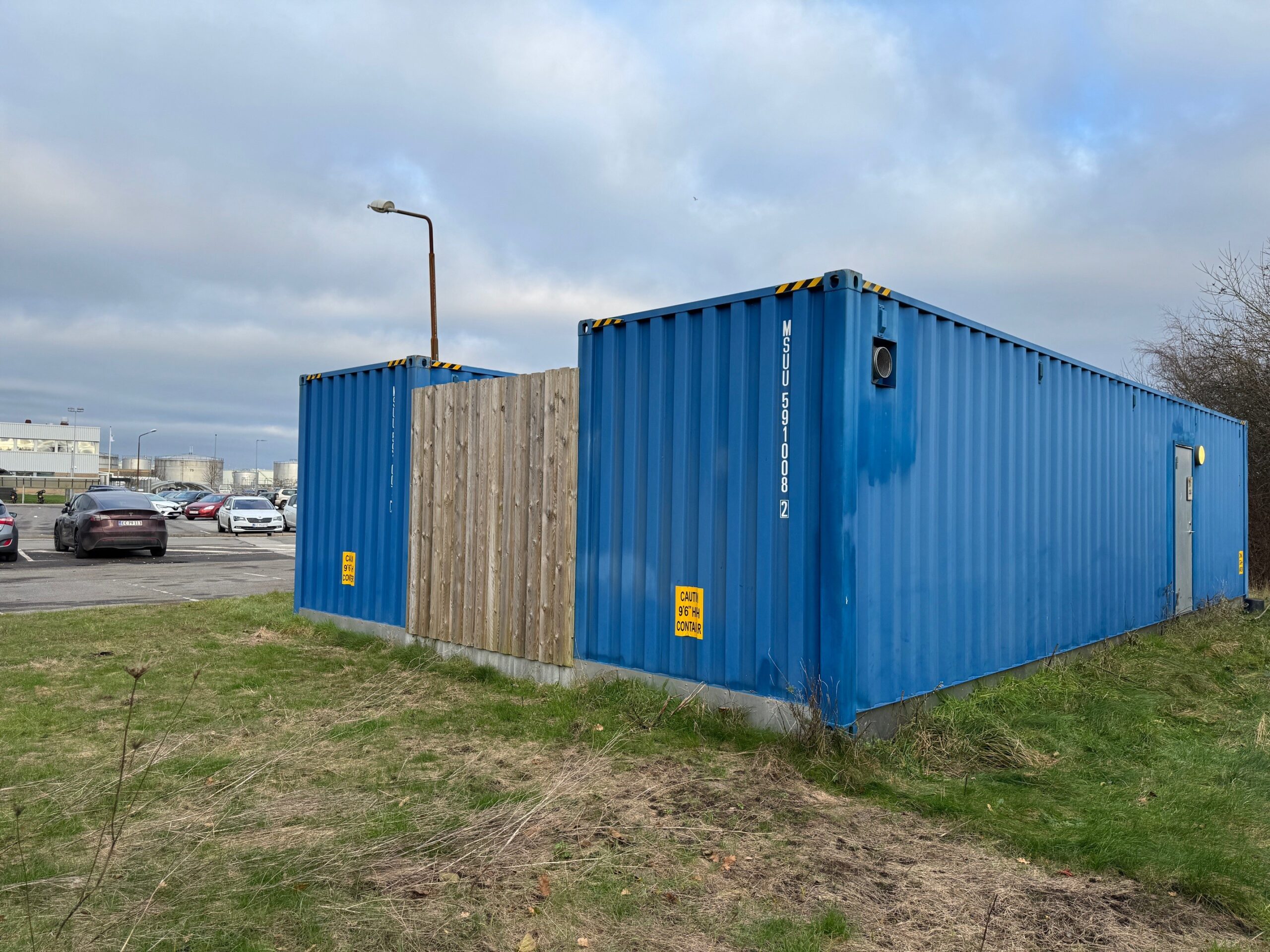 Oprensning under Crossbridge Energys p-plads afsluttet Oprensning under Crossbridge Energys p-plads afsluttet