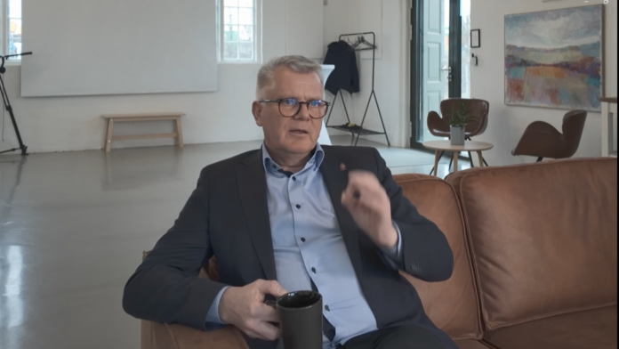 Tommy Rachlitz Nielsen under Tv-interviewet den 13. februar 2025.