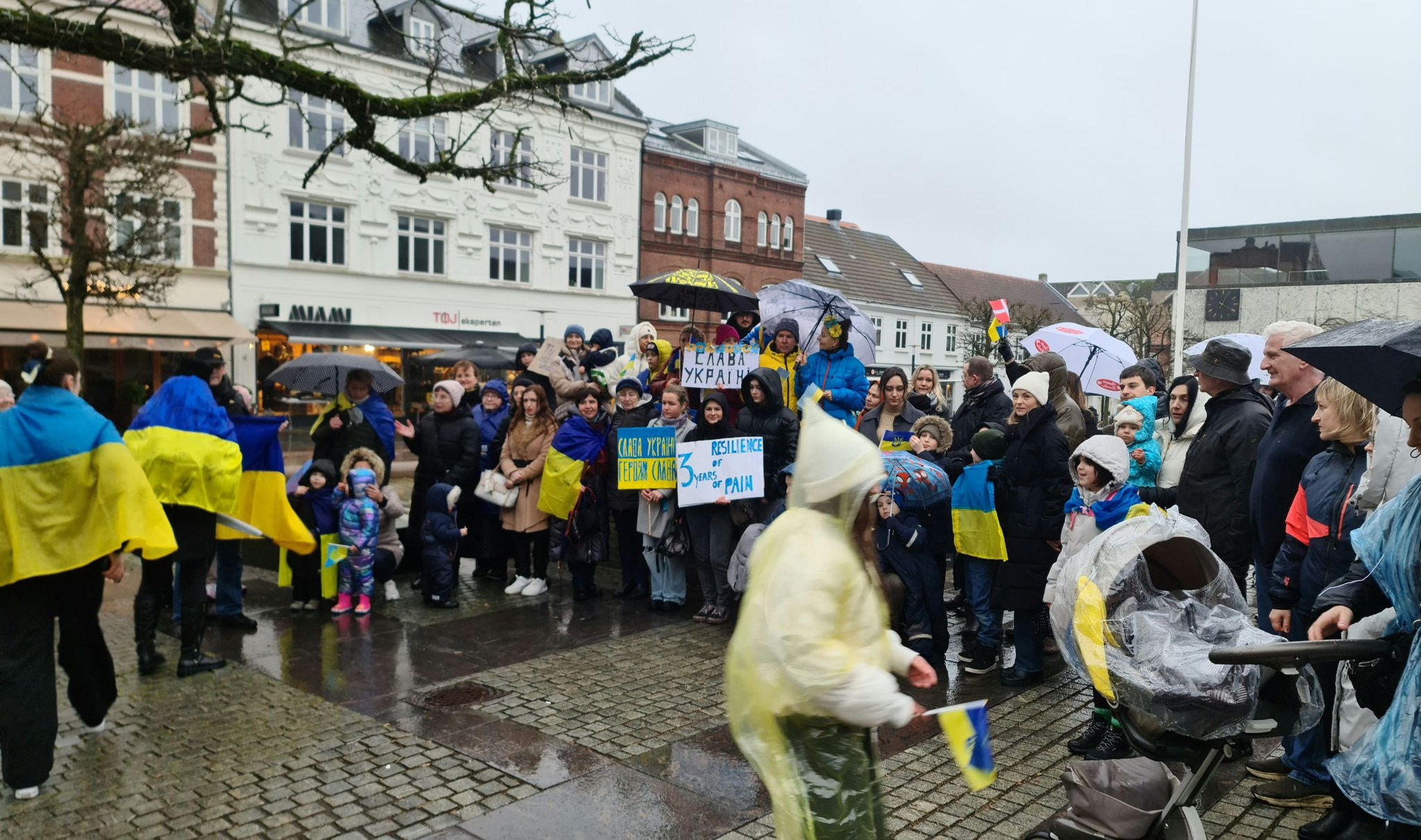 Lokal folketingskandidat og borgmester støtter Ukraines frihedskamp