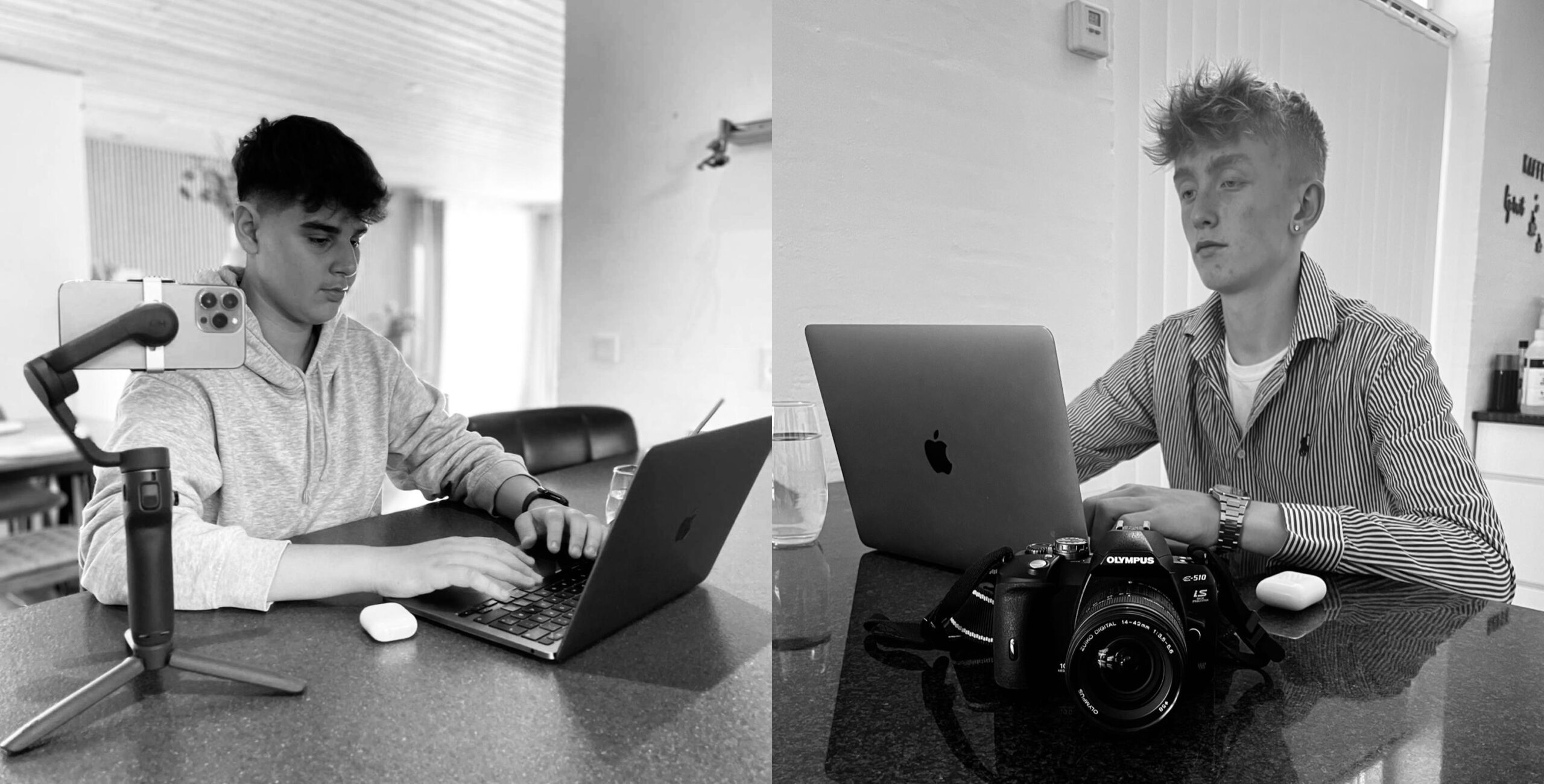 Mens andre går til fodbold, driver de forretning