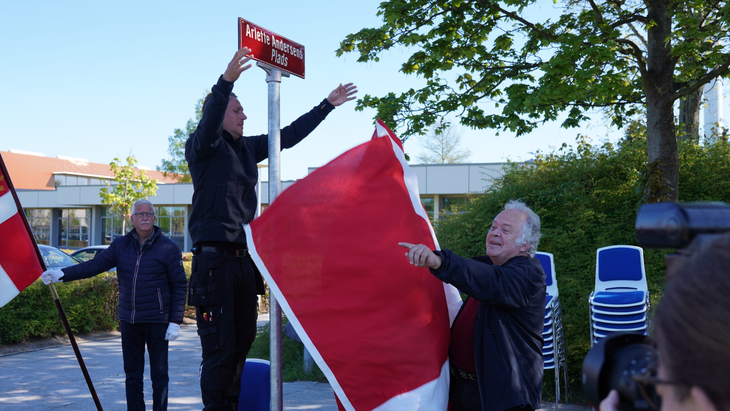 Fredericia Gymnasium indviede Arlette Andersens plads