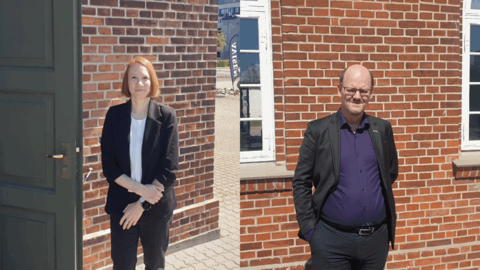 Billede af Pernelle Jensen og Erik Nielsen ifm. interview d. 08. maj 2025 på STATIONEN