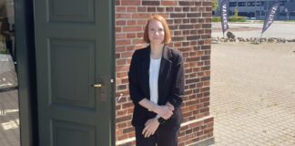 Billede af Pernelle Jensen ifm. Tv-interviews d. 08. maj 2025