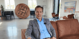 Billede af Ulrik Soll under Tv-interview d. 7. maj 2025