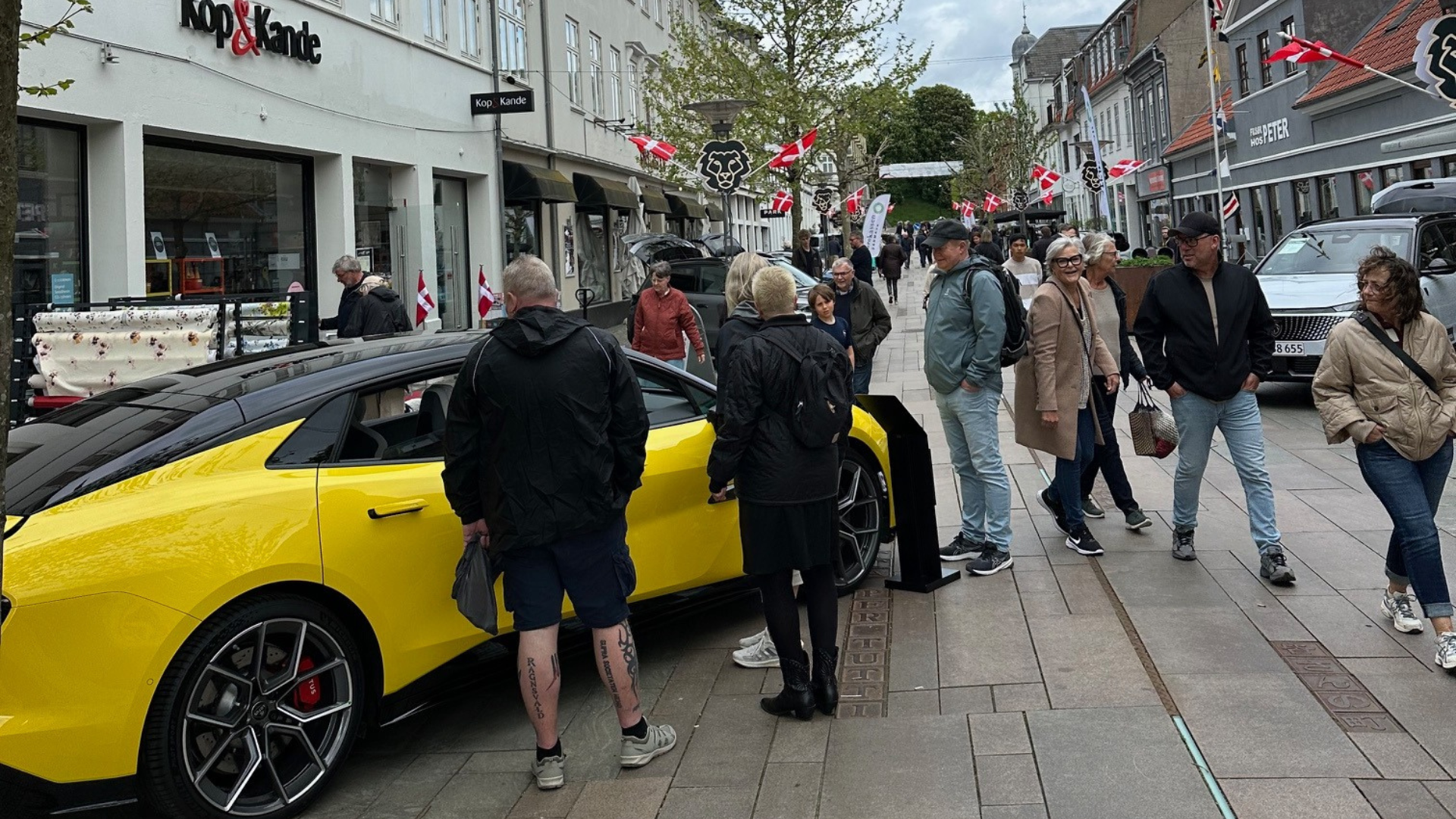 Grøn bilfest fyldte Fredericias gader med liv Grøn bilfest fyldte Fredericias gader med liv