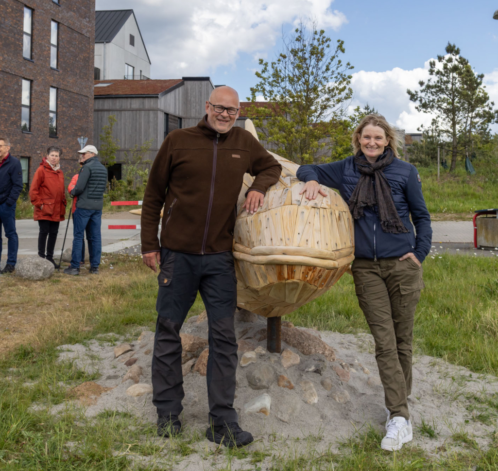 Et marsvin bygget i træ er Kanalbyens nyeste beboer Et marsvin bygget i træ er Kanalbyens nyeste beboer