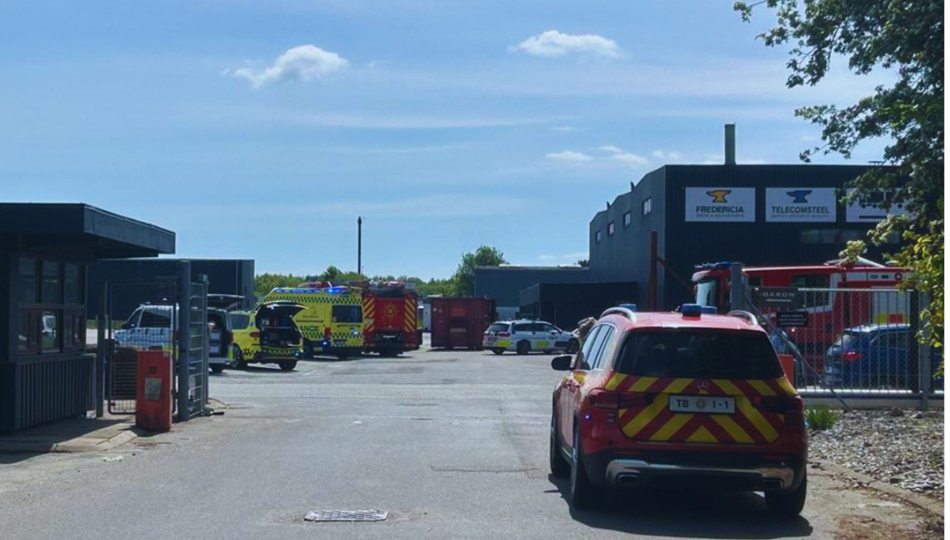 En dræbt i Fredericia: Bygning kollapsede under nedtagning