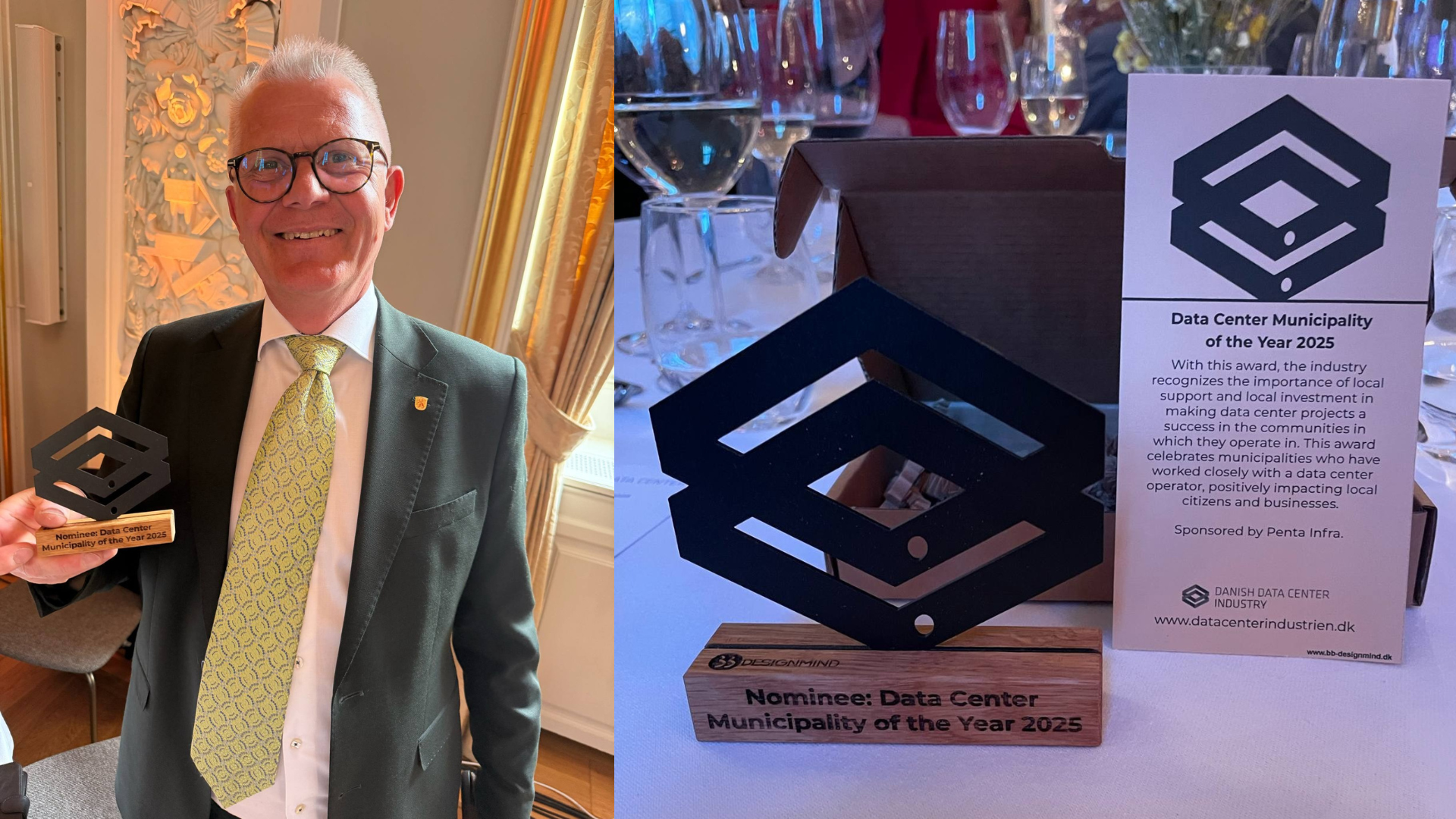 Fredericia anerkendt for indsats i datacenter-industrien – nomineret til Årets Kommune