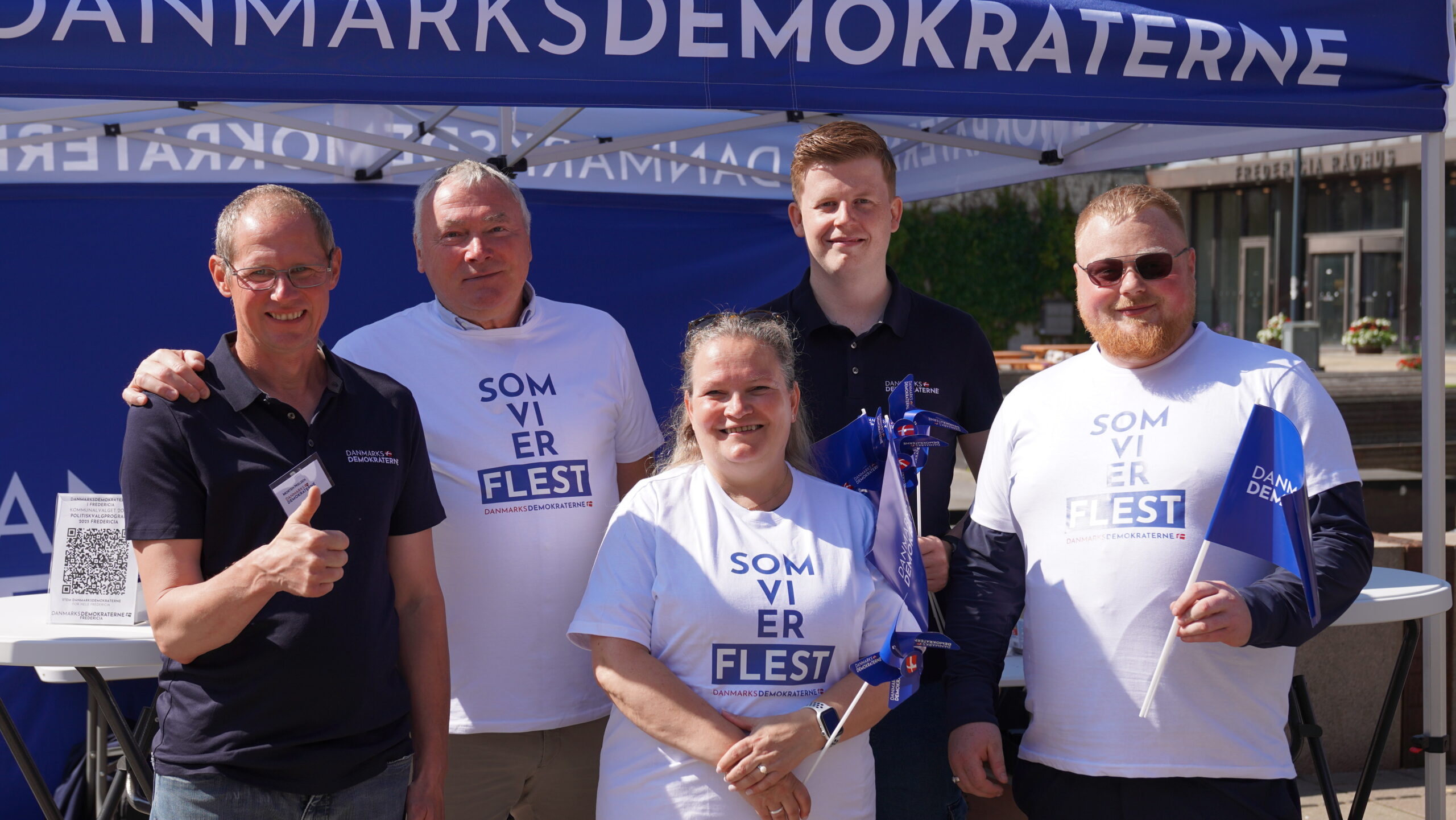 Palle Dahl på gaden for Danmarksdemokraterne: »Vi vil lytte til alle fredericianere«