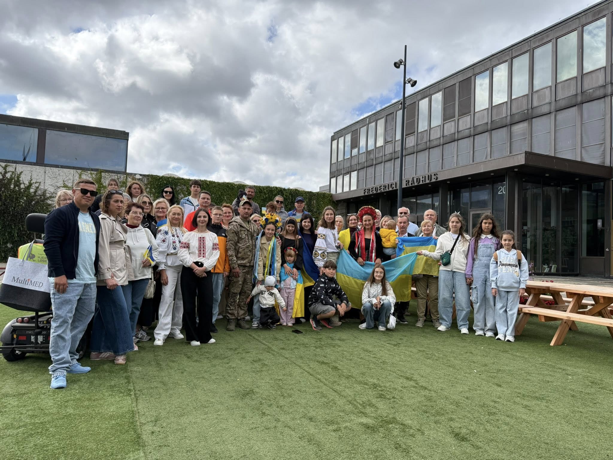 Ukrainsk uafhængighedsdag markeret på Rådhuspladsen