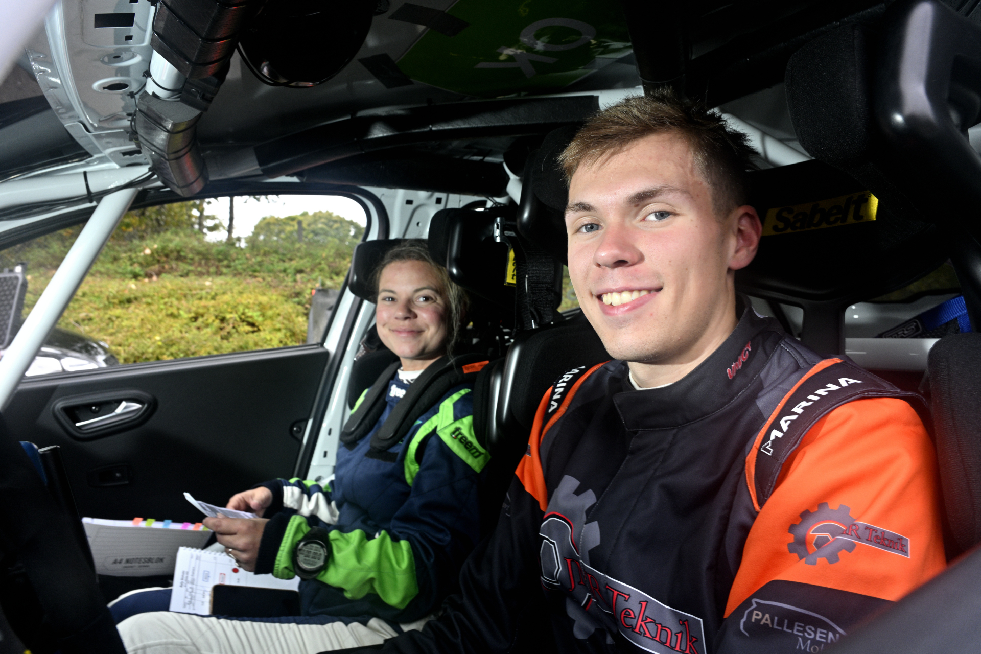 Sydjysk rallyhold kører sig til sølv i Danmarksmesterskabet