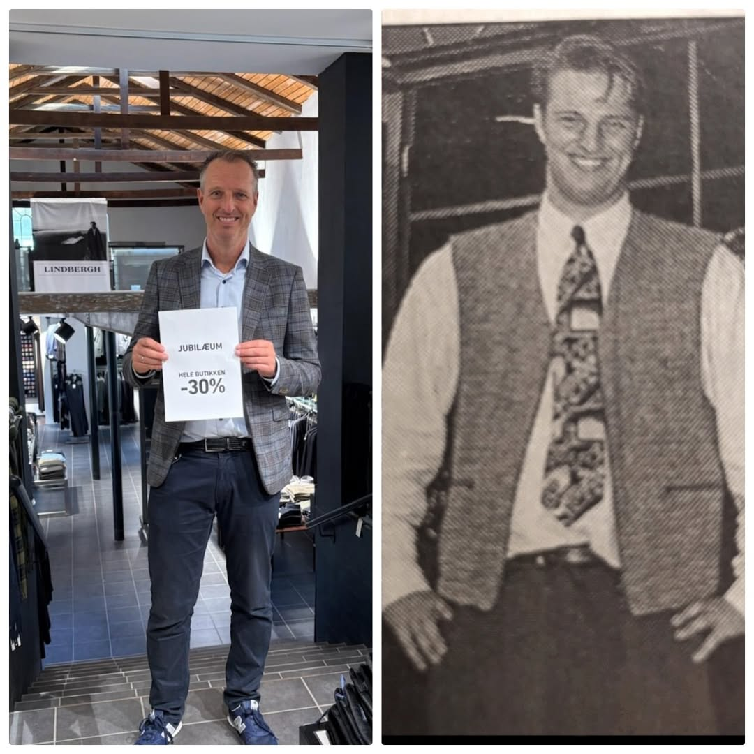 Thomas Andersen fejrer 30 år i Tøjeksperten Middelfart