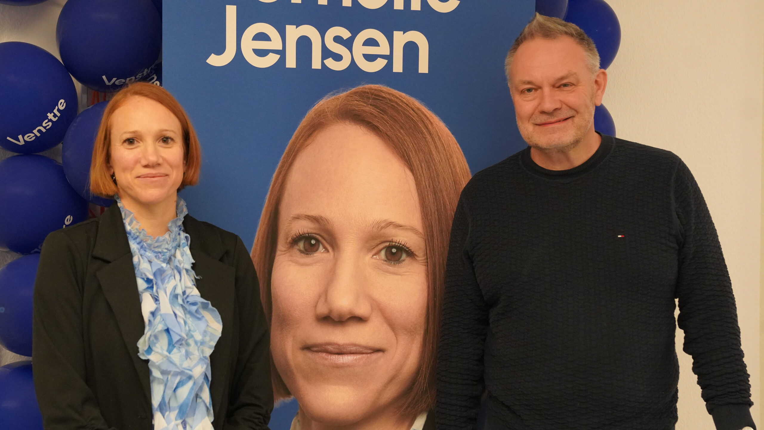 Venstre på gaden i Fredericia: Libergren og Jensen kæmper for opmærksomheden om regionsvalget