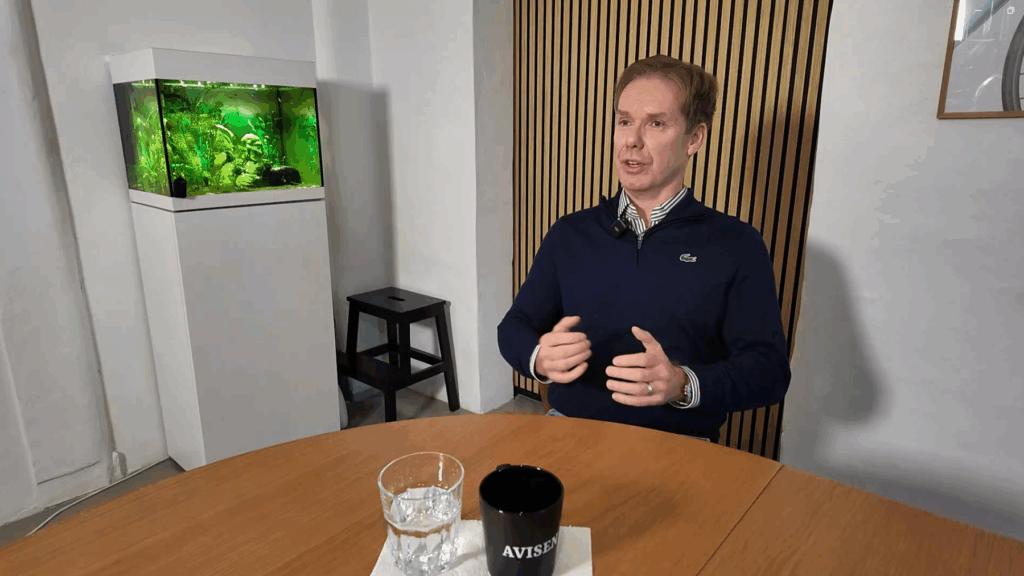 Ulrik Soll under Tv-interviewet d. 13. november 2025 om KV25