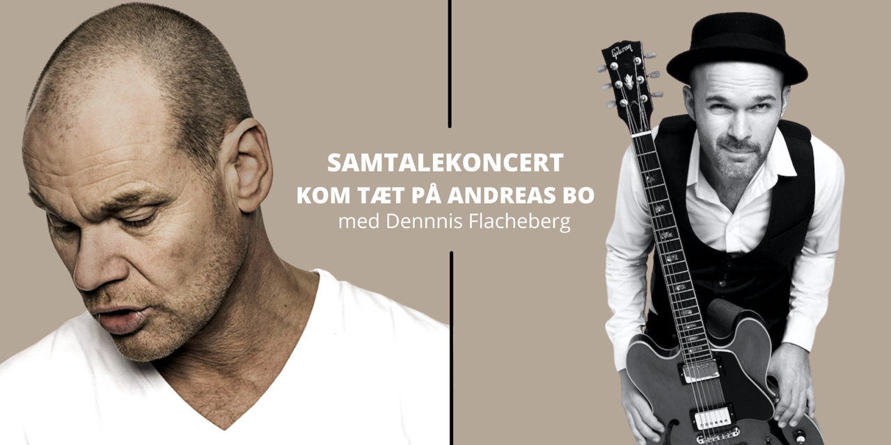 Intim samtalekoncert med Andreas Bo – musik, humor og nærvær