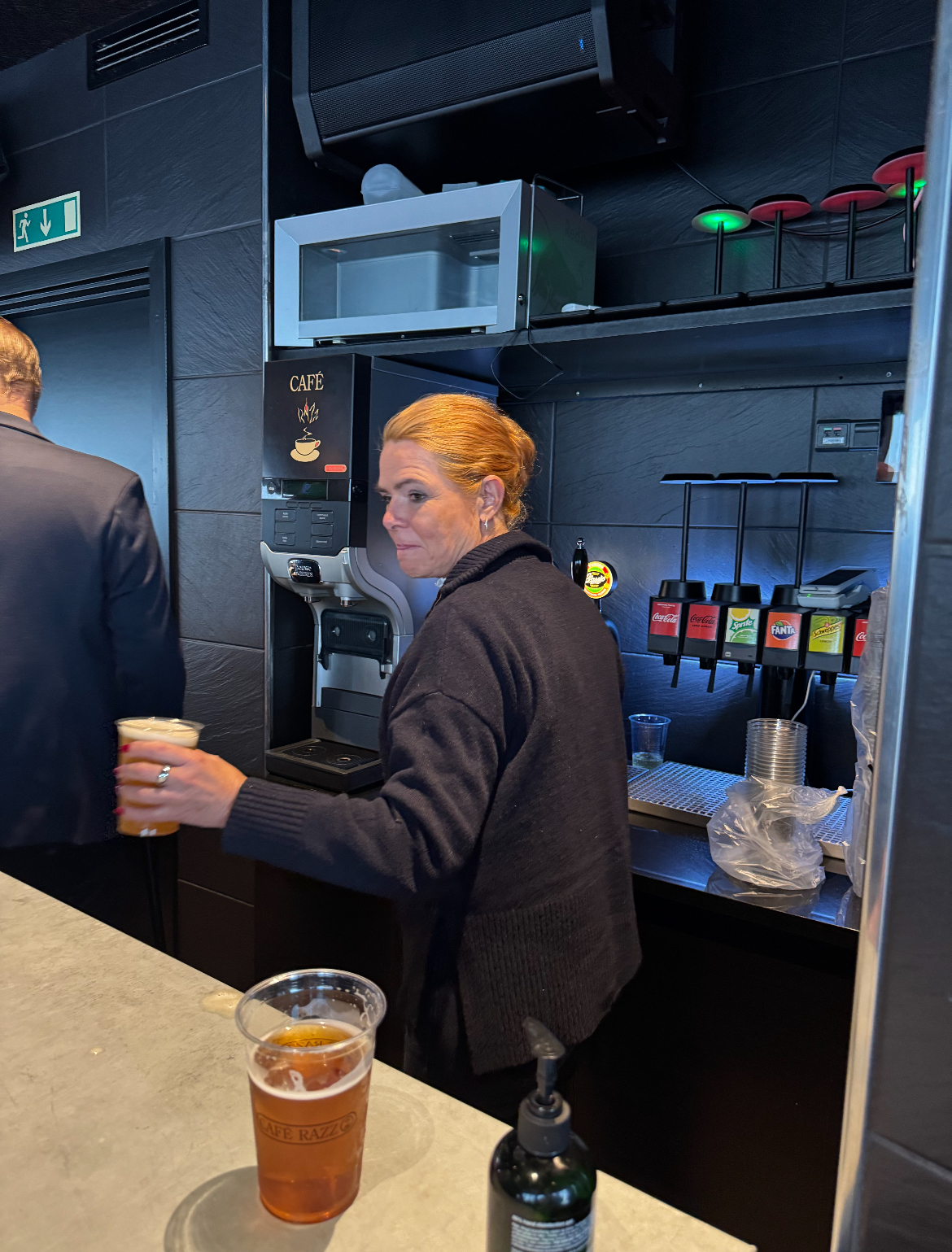 Inger Støjberg trak folk til Café Razz