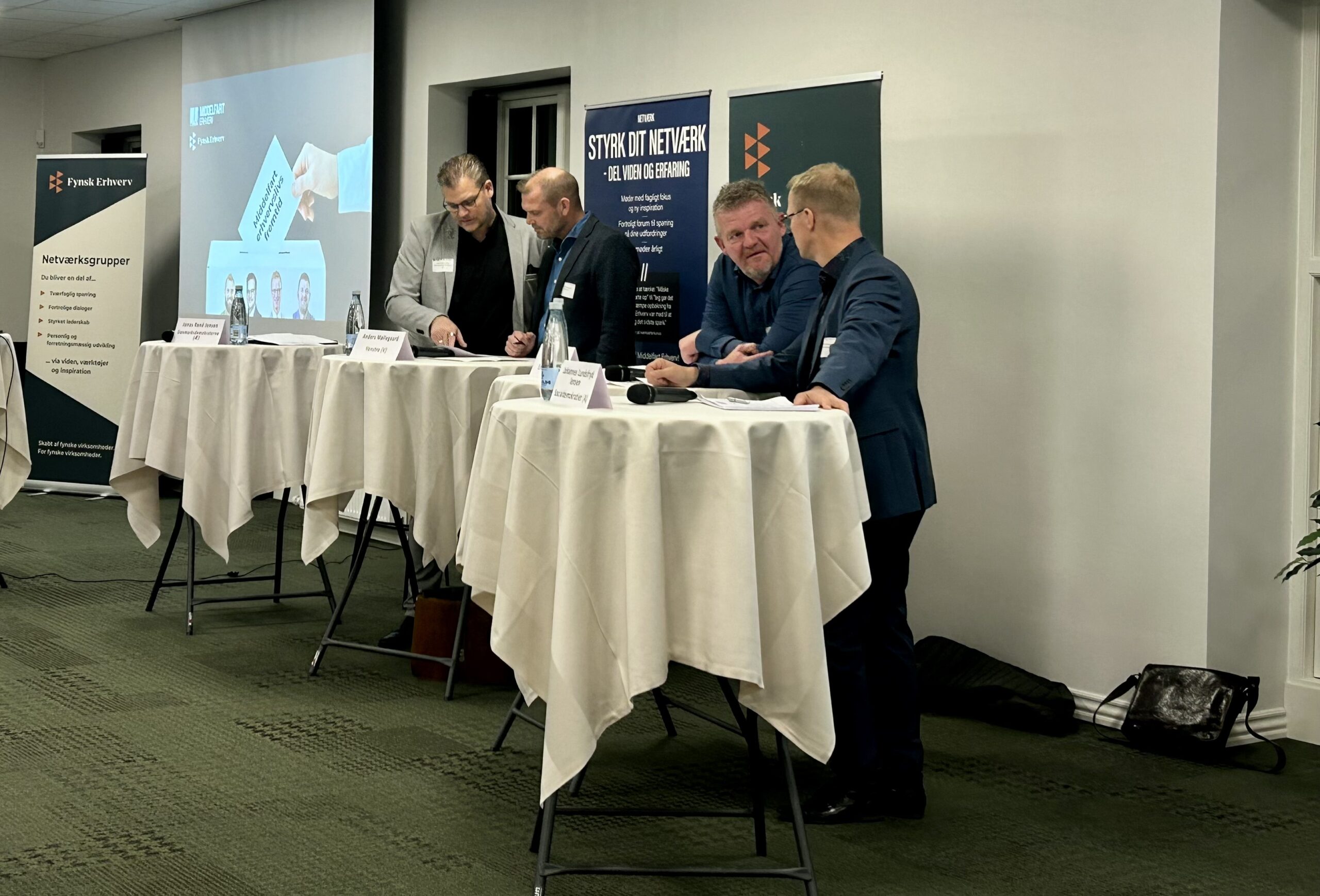 Borgmesterkandidater i åben erhvervsduel: Tempo, vækst og tillid på dagsordenen