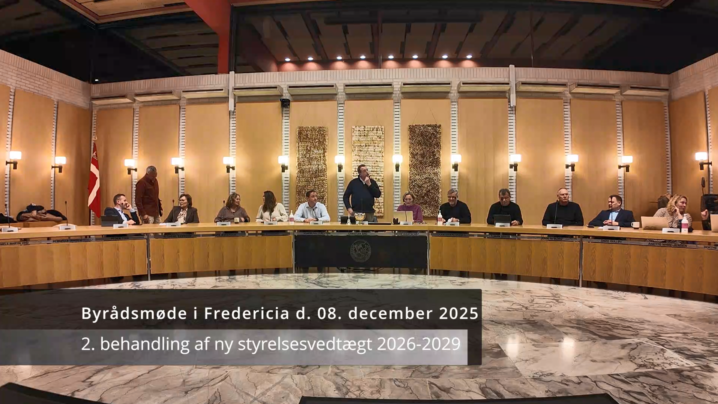 Styrelsesvedtægten for 2026-2029 for Fredericia Byråd er nu endeligt vedtaget