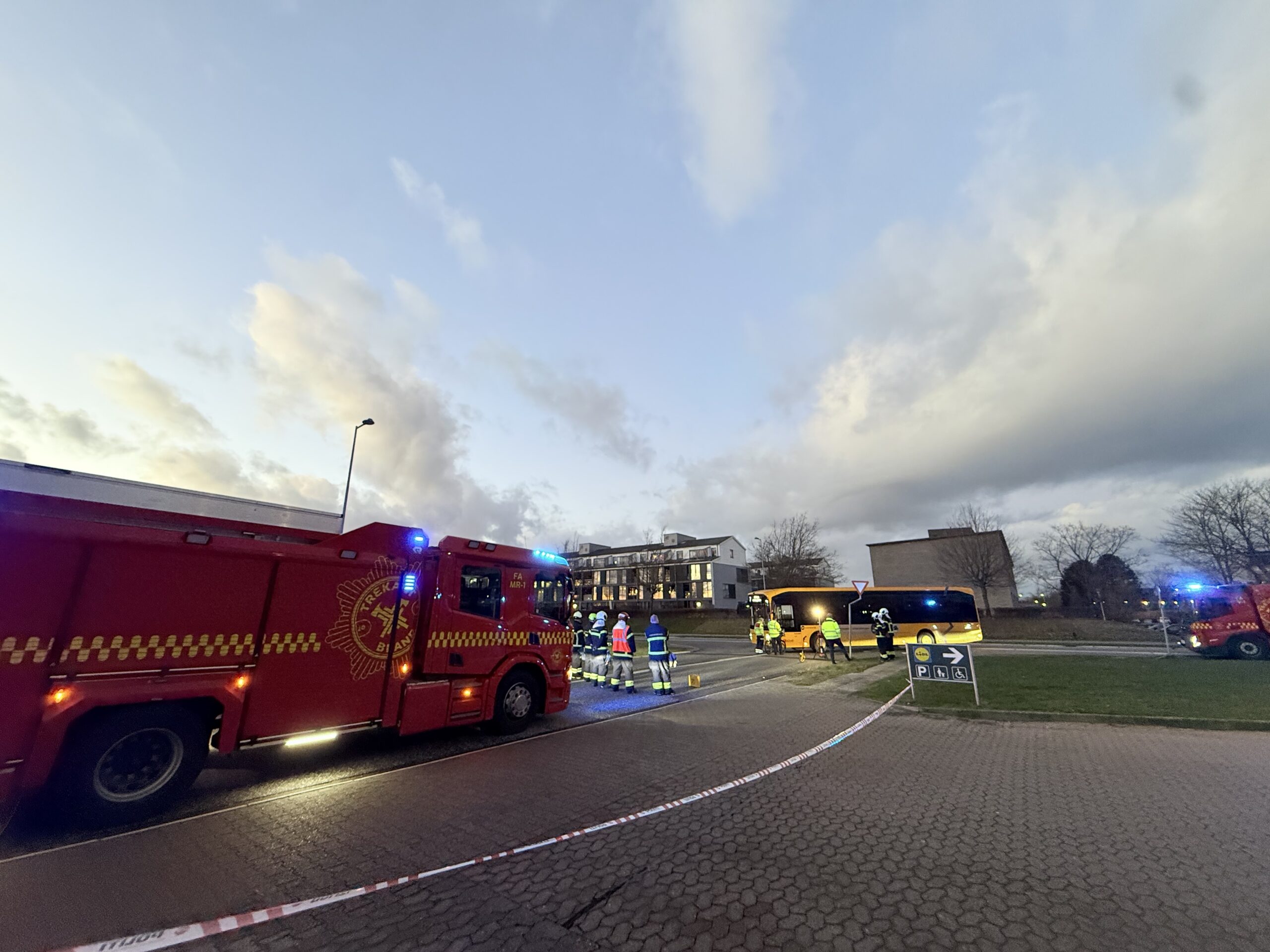 Sådan skete ulykken – cyklist klemt under bus i Fredericia Sådan skete ulykken – cyklist klemt under bus i Fredericia