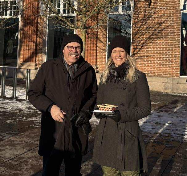 Folketingskandidat mødte vælgerne i Fredericia: »Den personlige stemme bliver afgørende«