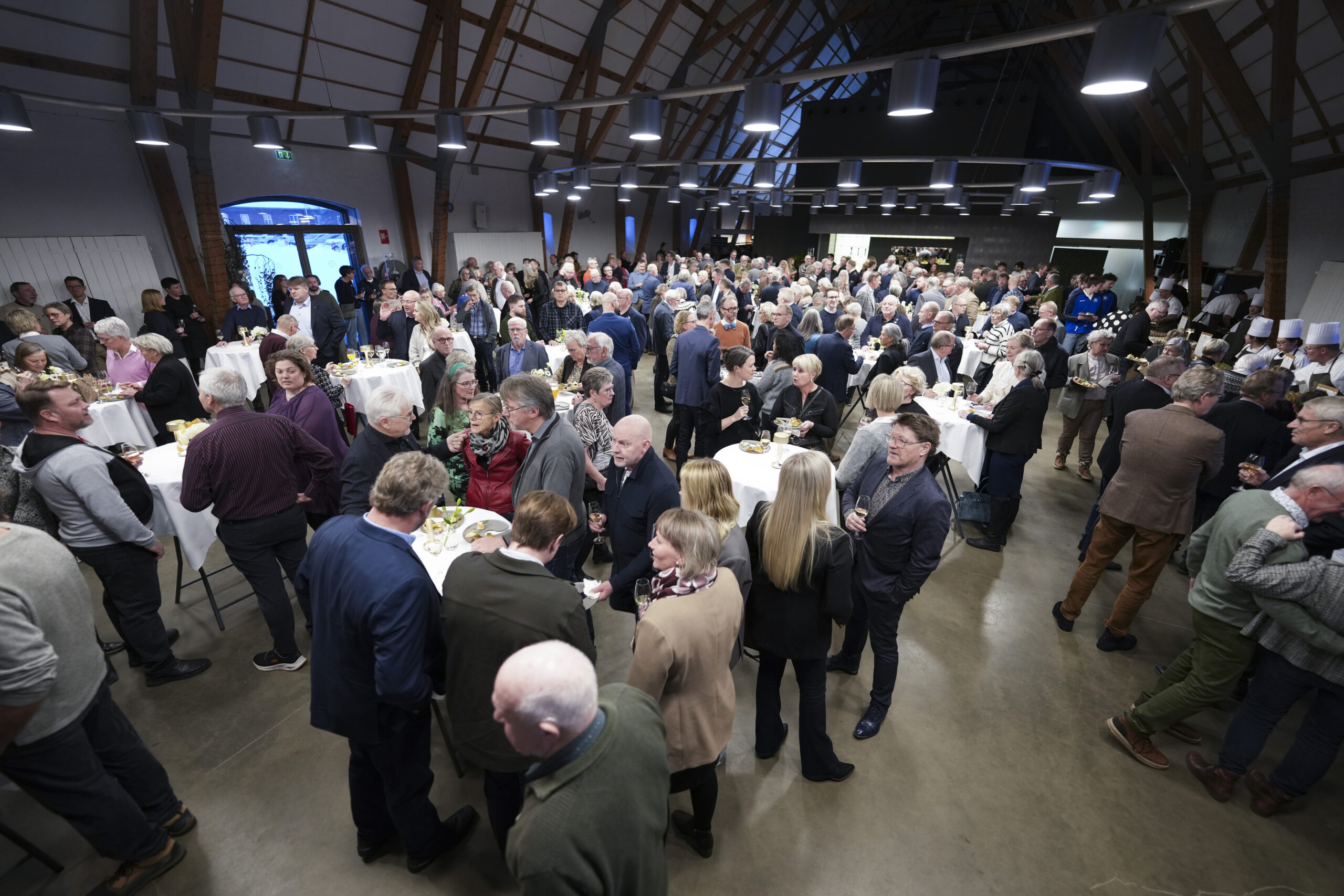 Nytårskur på Hindsgavl samlede Middelfart i sne og fællesskab