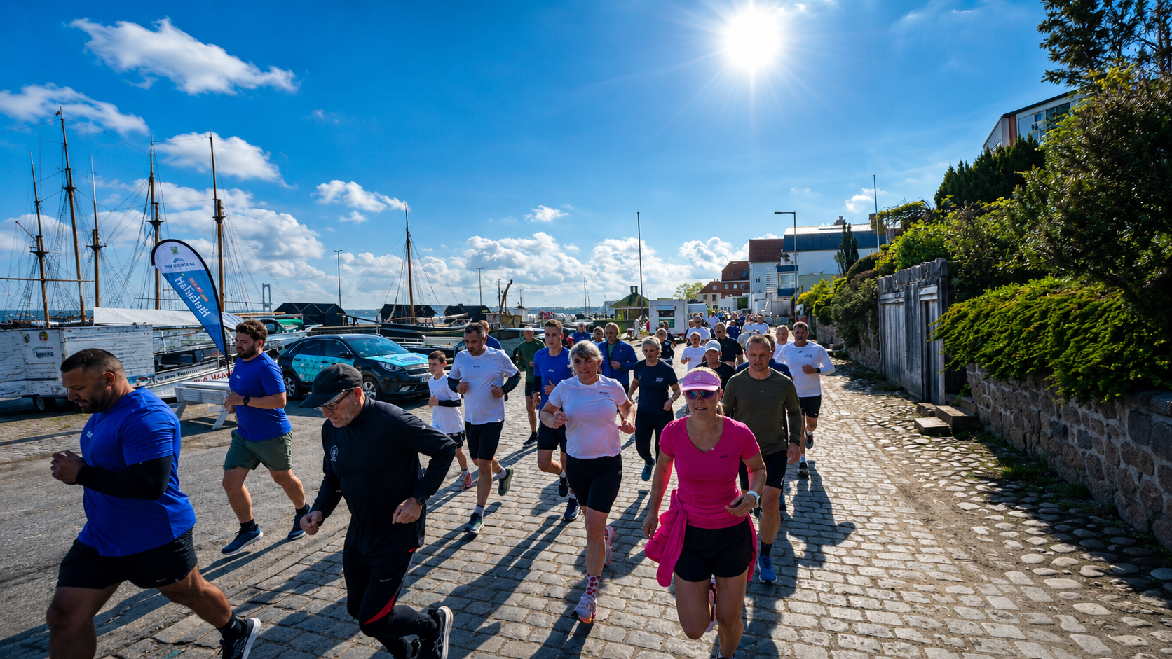 Café Razz Social Run samlede 65 løbere i Middelfart