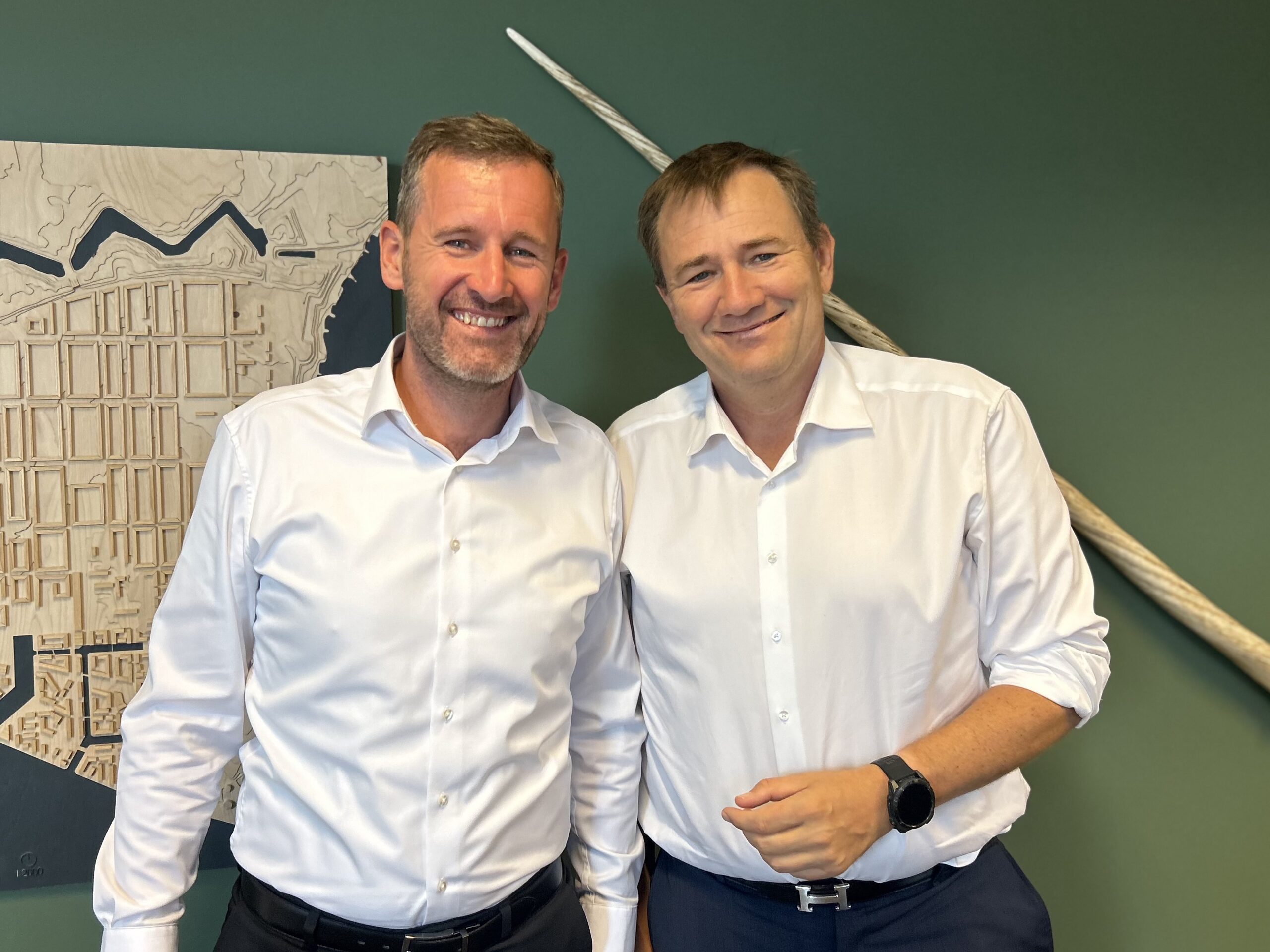 Peder Tind (V) og Niels Flemming Hansen (C)