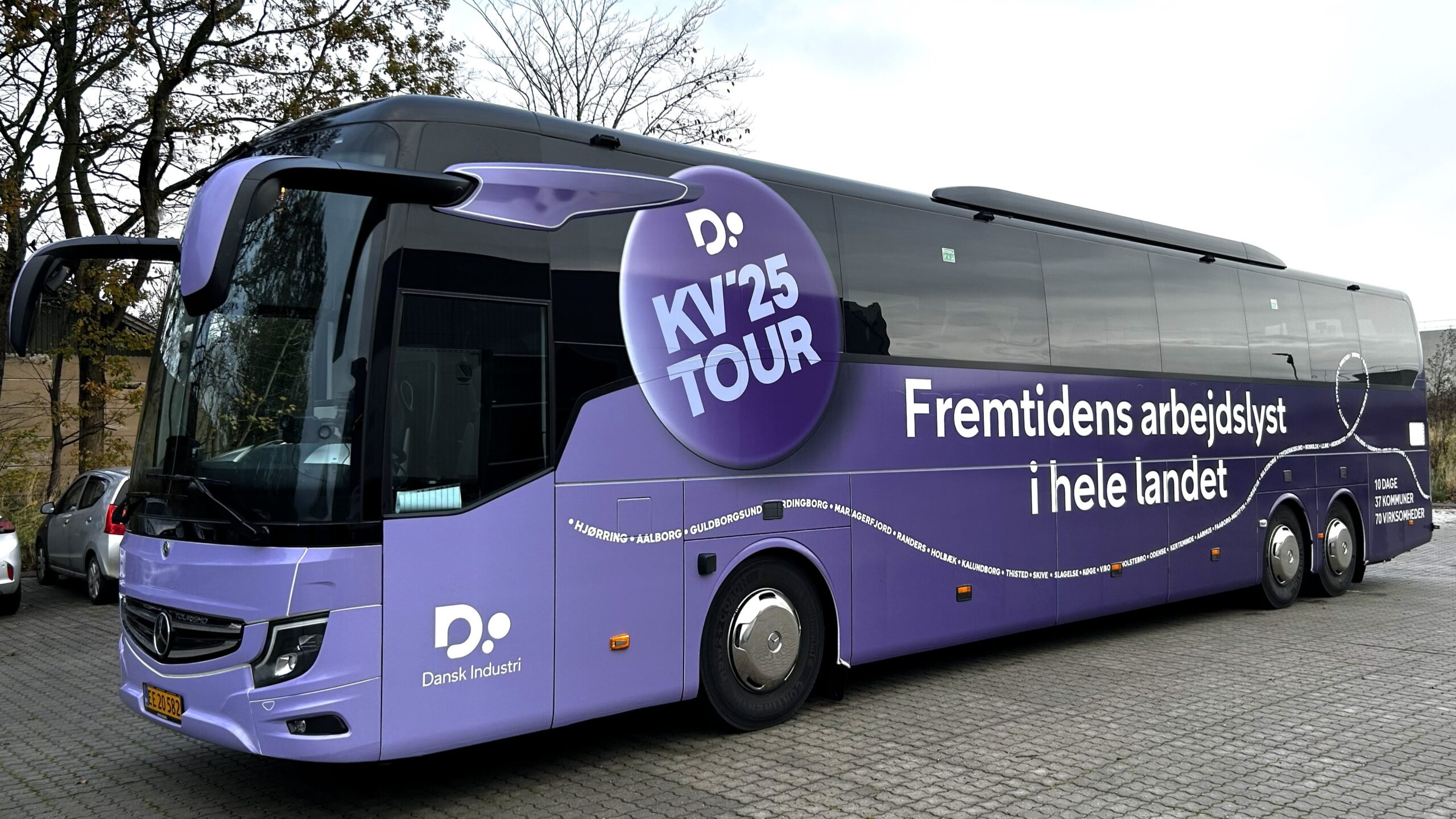 DI’s valgbus ruller ind i Fredericia: