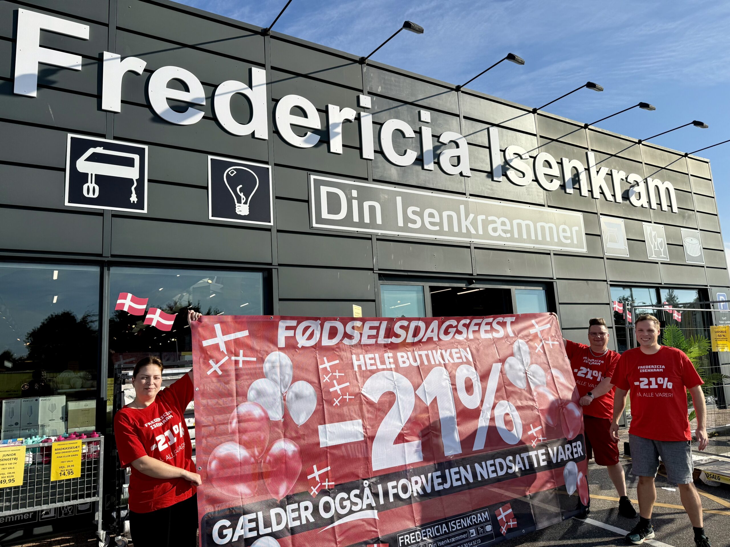 Fredericia Isenkram fejrer fødselsdag med udsalg og oplevelser