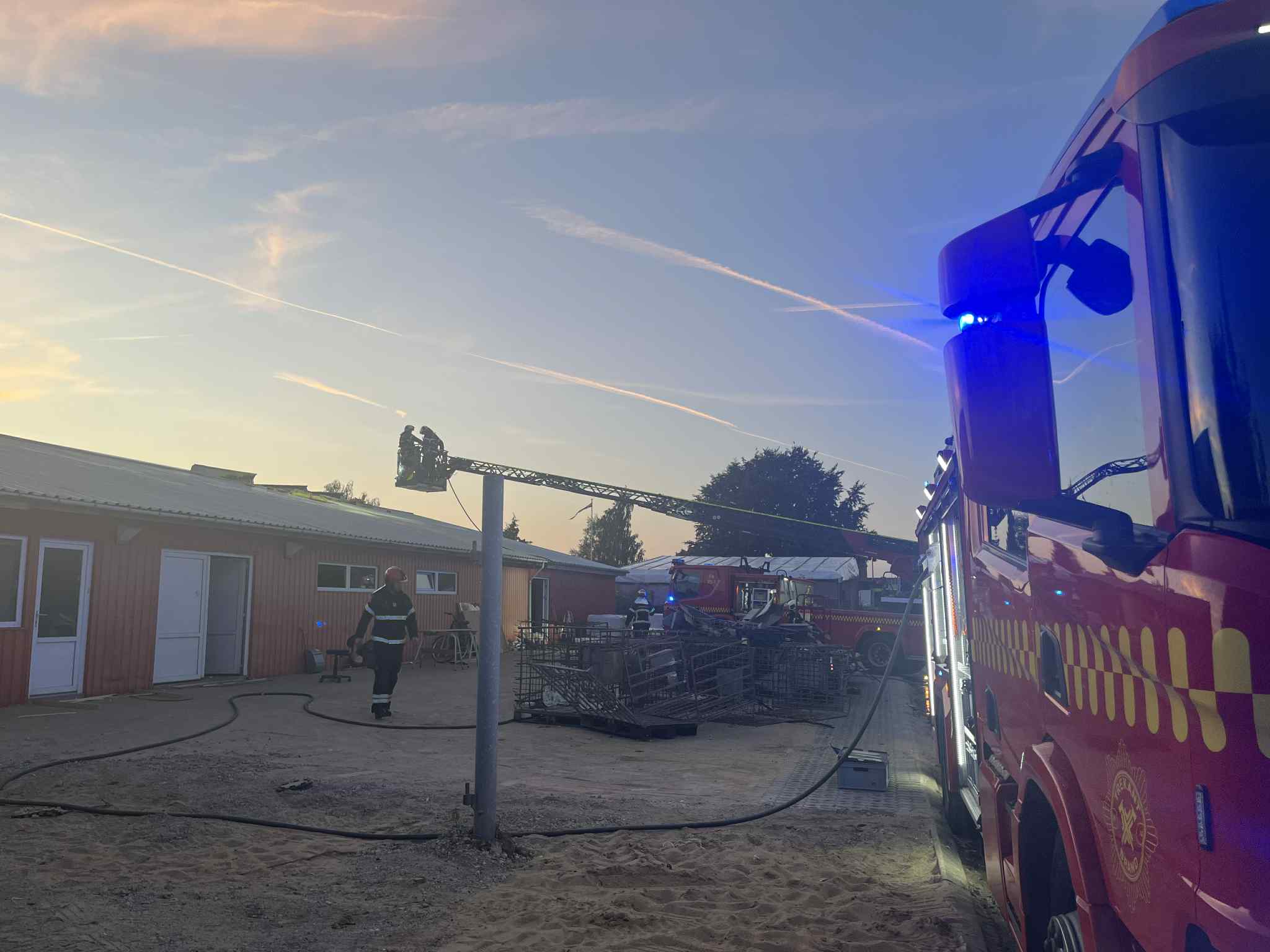 Endnu en brand i Fredericia – brandfolk fik assistance fra Skodborg Endnu en brand i Fredericia – brandfolk fik assistance fra Skodborg