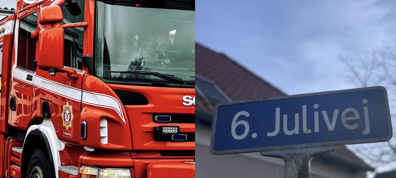 Flammer opslugte garage – beboere må forlade deres hjem Flammer opslugte garage – beboere må forlade deres hjem